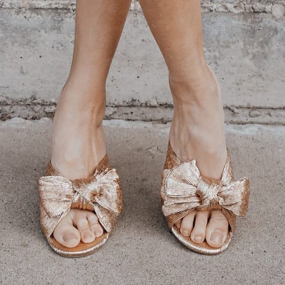 Dorothea Rose Gold Knotted High Heel Sandals. NWT/Never Worn. SIZE 8 - Picture 2 of 12